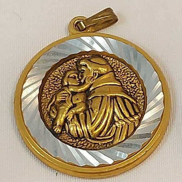 The Franciscan's St Anthony Guild Medallion Religious Catholic coin medal new - Picture 1 of 4